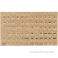 Stiker keyboard Braille untuk tunanetra